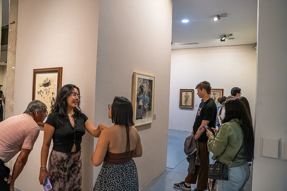 Obras de arte expuestas en las galerías internas del establecimiento para dinamizar la oferta de turismo cultural durante el festival